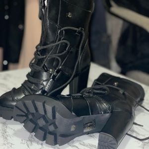 Lace up Combat Boots (Brand New)
